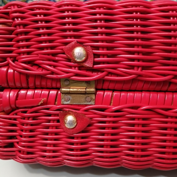 Vintage Babette Hong Kong Wicker Handbag - Rare - Picture 5 of 15